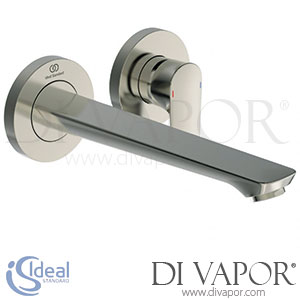 Ideal Standard Connect Air | Concept Air Silver Storm Wall Mounted Basin Mixer Tap - Aug 2017 - Spare Parts A7009GN GEN1